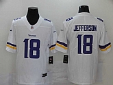 Nike Vikings 18 Justin Jefferson White 2020 NFL Draft Vapor Untouchable Limited Jersey,baseball caps,new era cap wholesale,wholesale hats